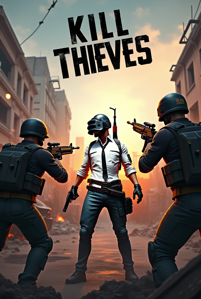  pubg game with words on the image: Kill Thieves
