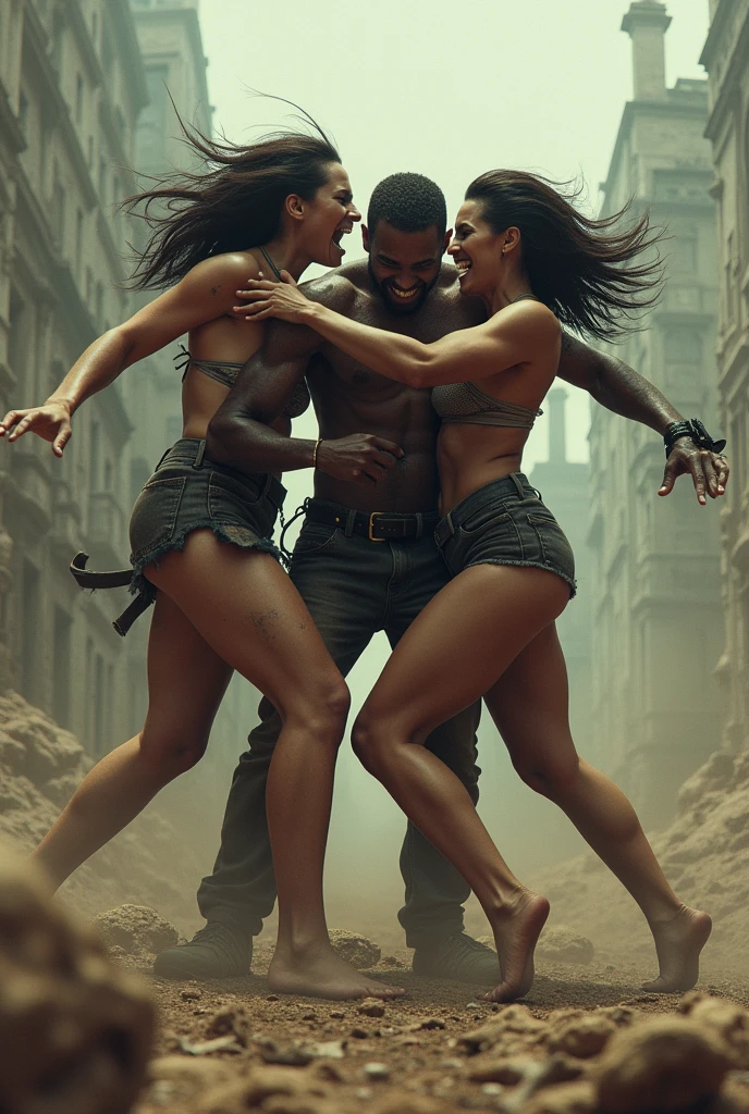 Women fighting over the last man on earth