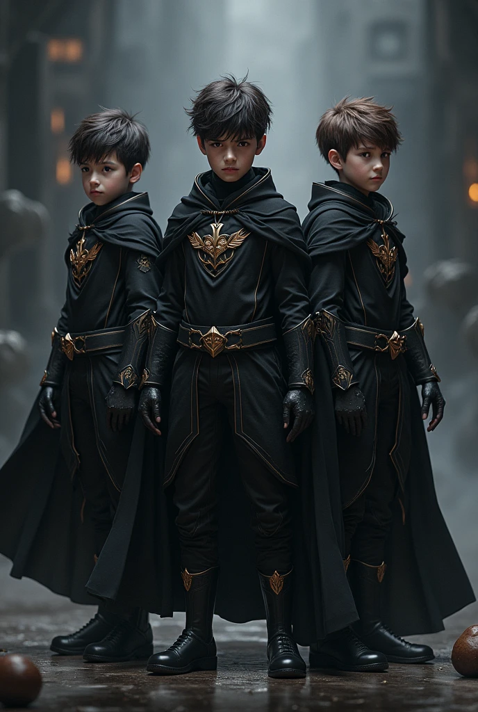 Create a team of boys heroes for black costume wallpaper
