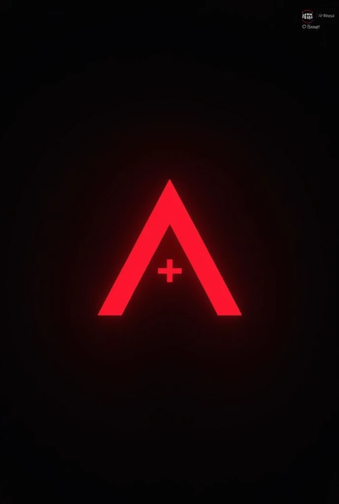Develop a logo with the main title "a+" in a striking and modern style. The design must feature the letter "a" and the symbol "+" in vibrant red on a black background. Use a bold, clean font style, with a neon or glowing effect to highlight the logo. a apresentação deve ser clara e impactante, reflecting a strong and attractive visual identity.