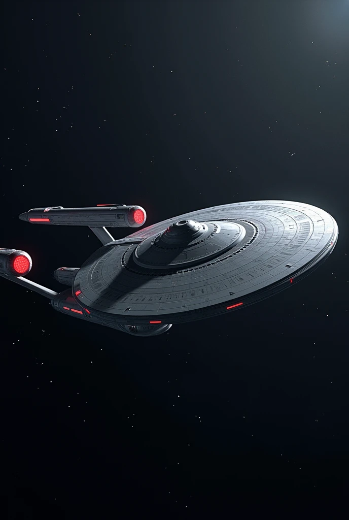 Photo realistic image of the USS Enterprise ship