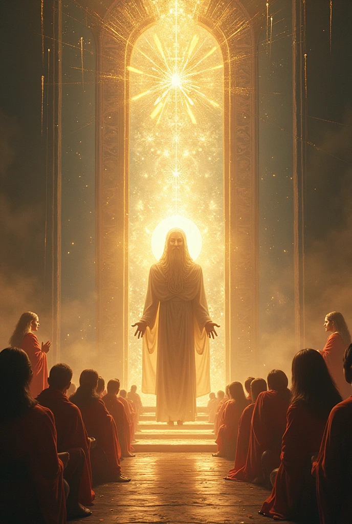 Generate in devotional image Worship God as per rules or according to feelings