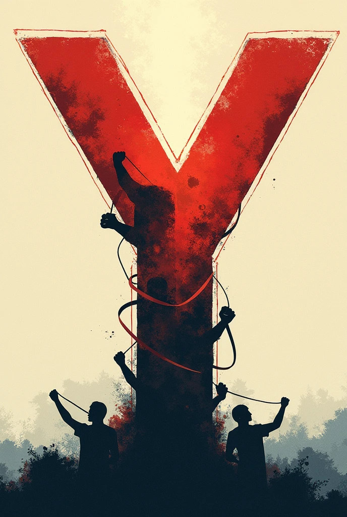 Image with the letter Y and advocacy symbols