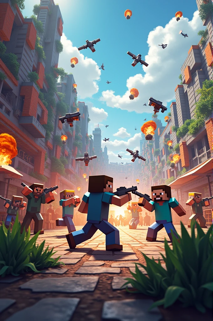 Minecraft vs free fire