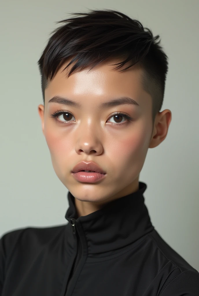 with short hair