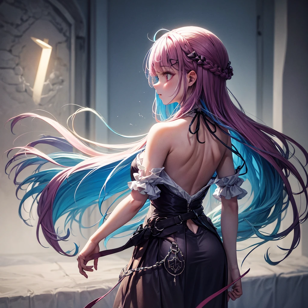There is a light in the darkness,Back,Towards the light