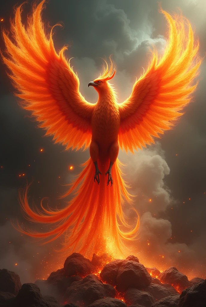 Phoenix rising from the ashes