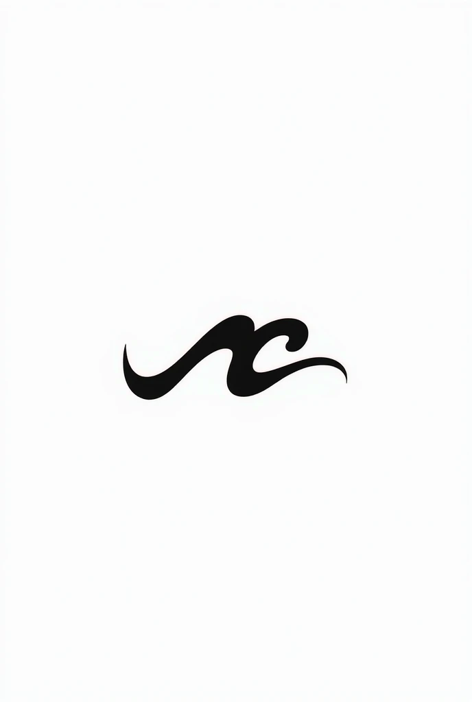 (logo design), imagotype, color palette white background black logo, , The image part should have the letters NC flowing and below the word NECA, the company sells clothes, Accessories, cosmetics and technology. Logo moderno y atractivo para el público objetivo que son mujeres y hombres jóvenes en búsqueda de Accessories, fashion clothes, beauty products and technology