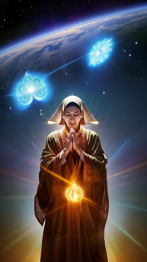 Ignorance of Divine Laws**: "In the absence of spiritual knowledge, beings remain oblivious to the divine laws of the Supreme Being, leading them to suffer in the world, mistakenly thinking it to be a source of happiness rather than a realm of sorrow." in hd quality 