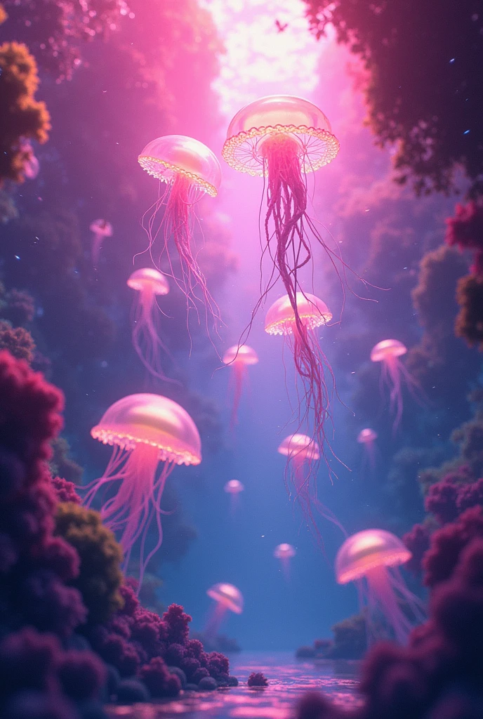 Jellyfish retrowave