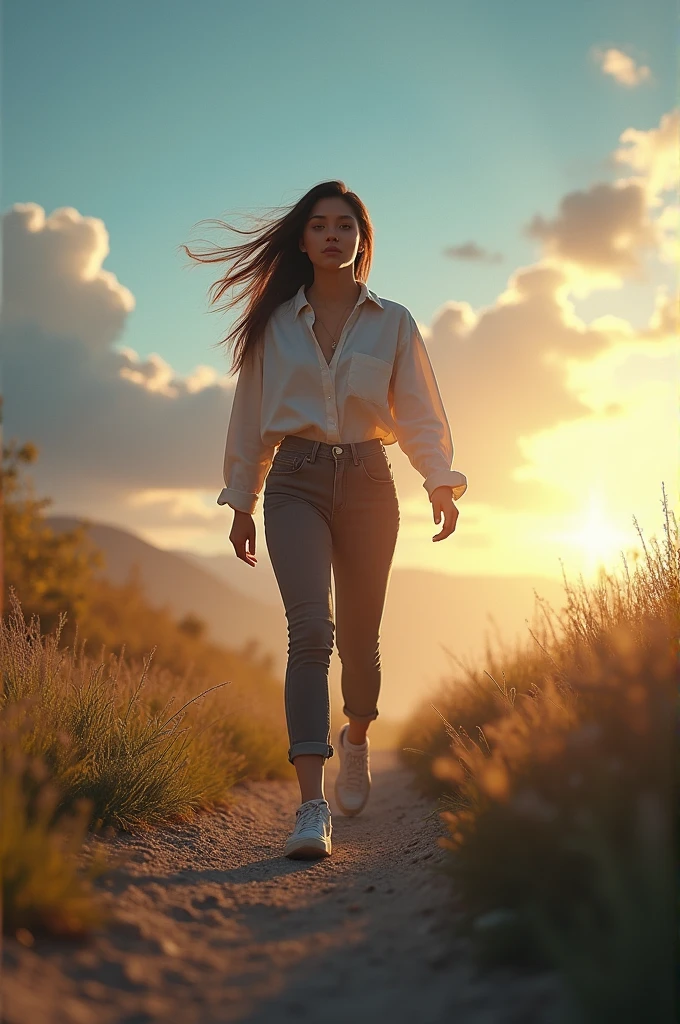 Create a motivational video for tiktok with audio 