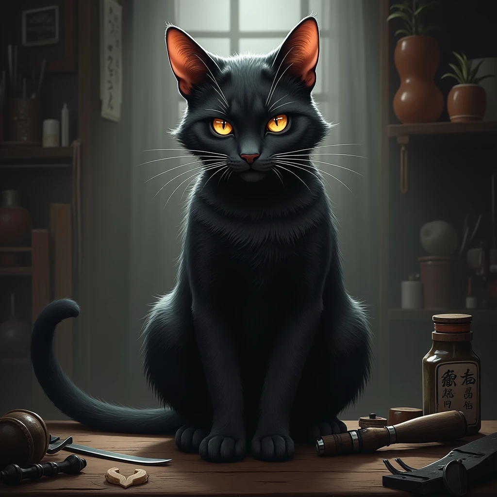 Cat Craftsman Yakuza Real cool