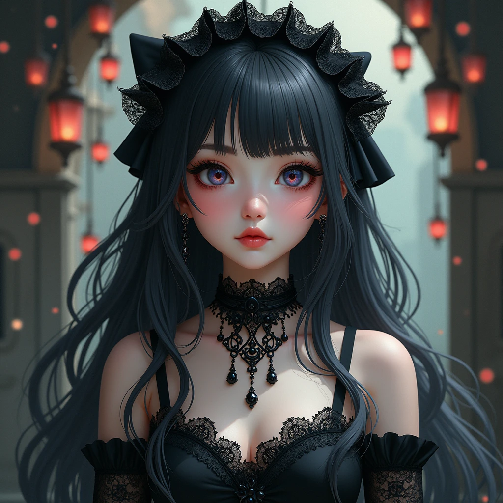 Gothic ta Hata cute Cool Beauty Real Fantasy modern Poster Retro