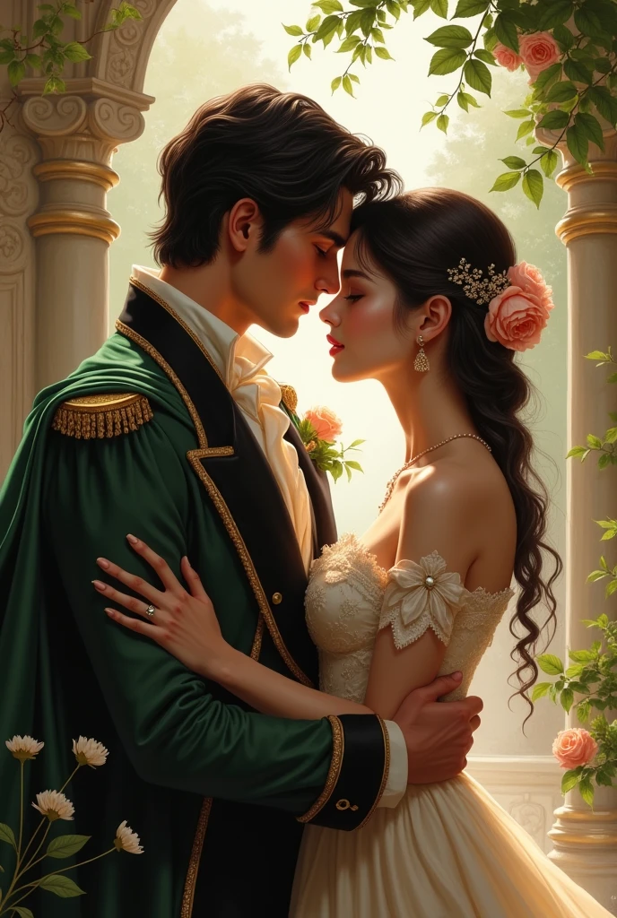 two boys, a black-haired Italian prince in love with a boy with Korean features
