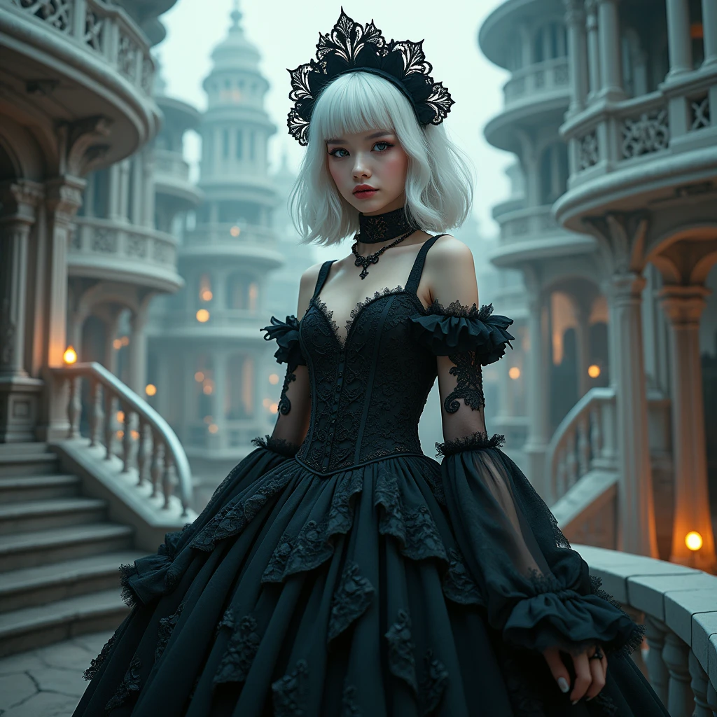 Gothic Lolita Hata cute Cool Beauty Real Fantasy modern Retro