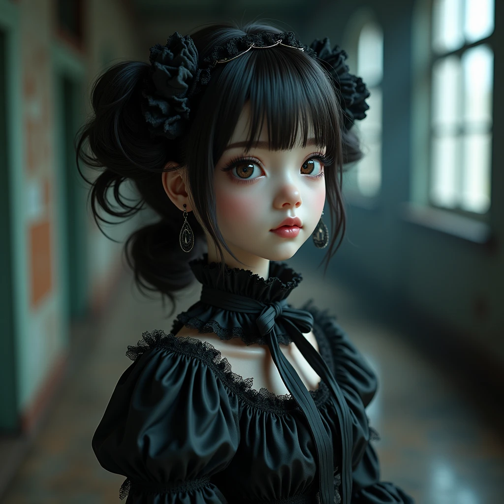 Gothic Lolita　Hata　cute　Cool Beauty　Real　modern　Retro　mysterious