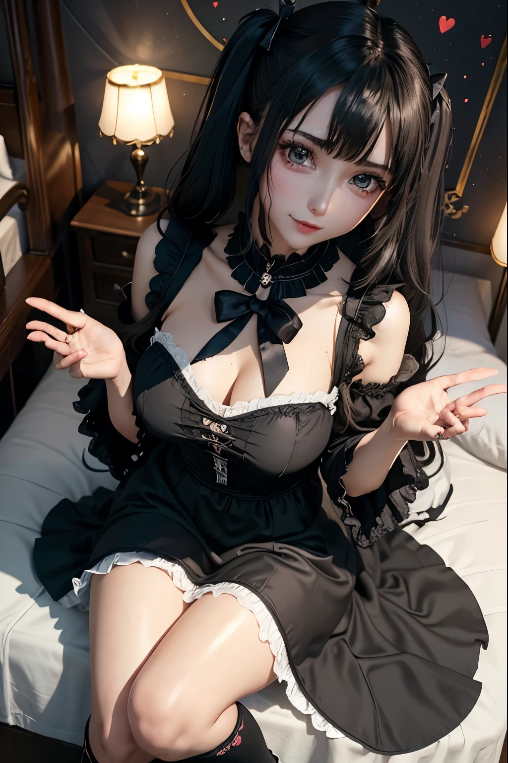 ハードなDark Gothicメイク、Black dark eyeshadow、sad、Good skin radiance、Dark Gothicメイク、Dark smile、palace、The beauty of fragrance、24-years-old、Expressions of intense sexual pleasure、Embarrassed look、Dark Gothic、Highest quality、Expression of sexual pleasure without pain、Drunk face、Purple maid outfit、mysterious、noble、Loving smile、Twin tail hair、Right eye is blue、Left eye is red、Super tempting pose、Platform heel shoes、Heavy makeup、Gothic Clothing、Silver Hair、Long Hair Straight Hair、Cute Gothic Dresses、Beautiful Face、Elegant face、Attractive face、Stained glassの背景、Chest glistening with sweat、The room is dark、goth long dress、Bell Sleeves、Wizard Sleeve、Decadent look、Sexually excited expression、Wet shiny thigh water、Thighs that are wet and shiny with oil、Background of a room full of roses、Sad look、Rose Maiden、The embroidery is pink、The dress has pink embroidery.、Thigh-high socks、Knee-high socks、Gentle expression、Dark black eyeshadow、Stained glassとバラの背景、Thighs are a little thin、Female Duo、Female couple、dark church background、Stained glass、Black metal world、Dark Castle、Dark Room、Slender body、gothic long dress、Victorian dress、Small breasts、The bed is covered with roses、Her thighs are shining with sweat、My body is wet and shiny、There is a lot of glitter on the thighs、I am sweating、My thighs are sticky with sweat.、My thighs are glistening with sweat、My whole body is sweaty and shiny、I sweated a lot.、My thighs are sweaty、My wet thighs are glistening with sweat.、There is a lot of sweat shining all over my body、Slender body、Sit on the bed、Beautiful legs、Outstretched legs、Hands on the bed、Super beautiful straight hair、Straight hair to the ends、Straight Perm Hair、Show off your glamorous thighs、Ass on the bed、Sitting with legs wide apart、Thighs are a little glamorous、facial expressions during masturbation、Transcendent fair skin、Small breasts、