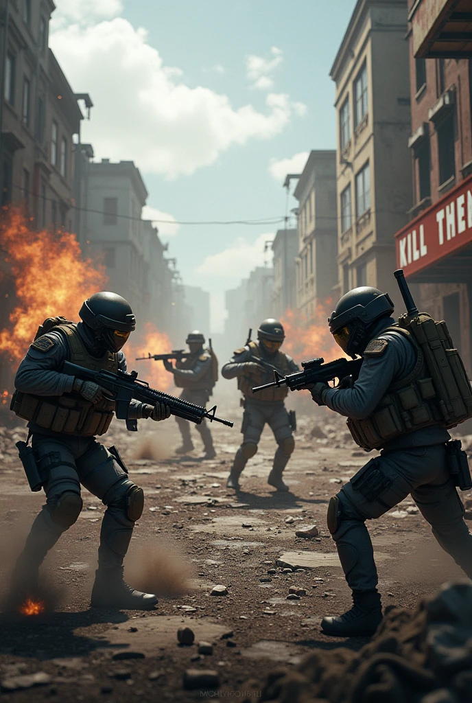 Pubg game with words Kill Thieves
