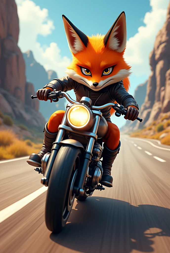 A Biker Fox 