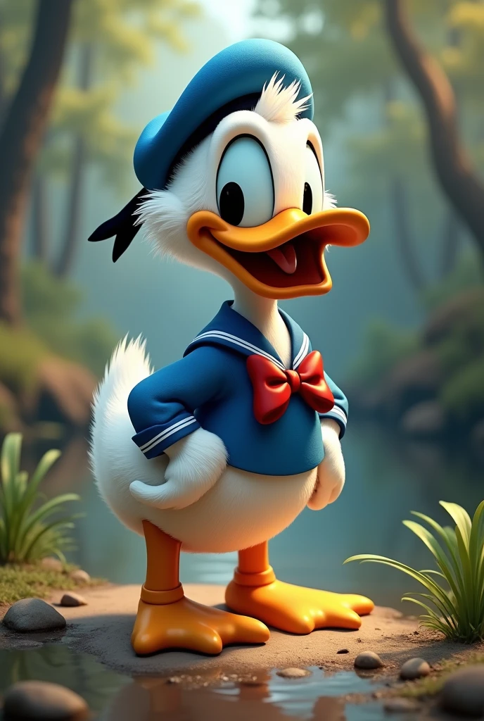 hình ảnh thực tế, Donald Duck