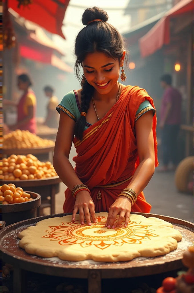 Roti lady 
