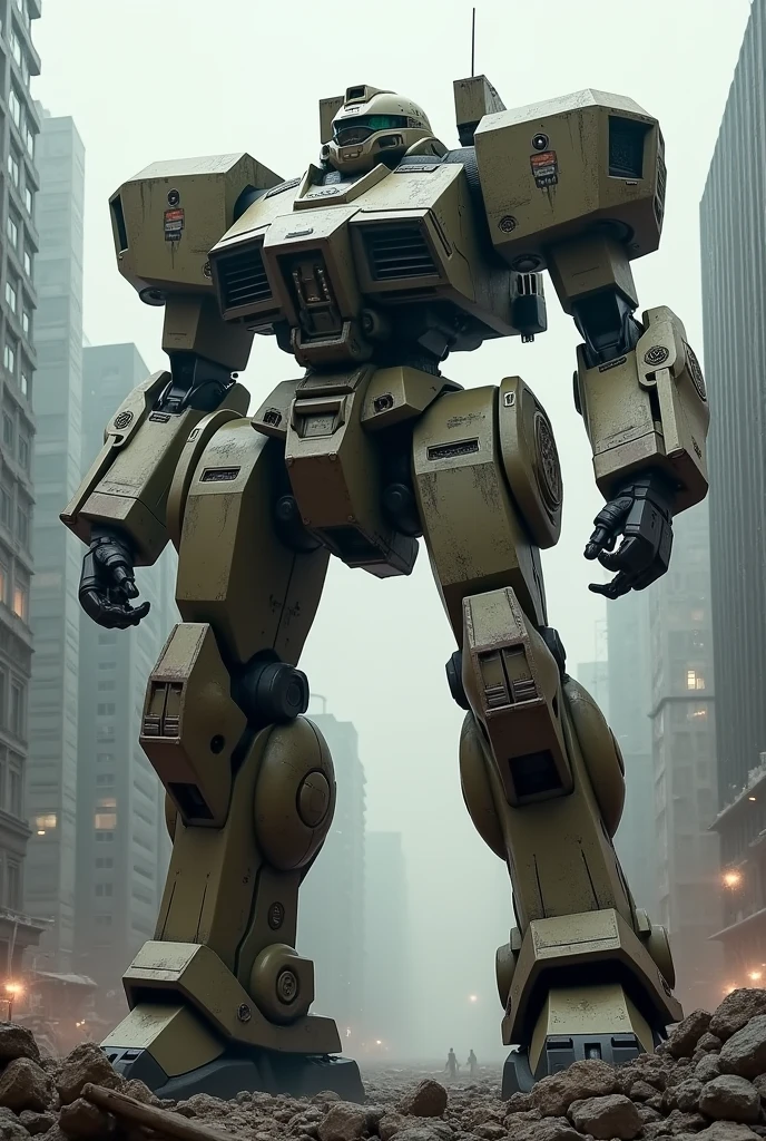 Create realistic image based on armored core game