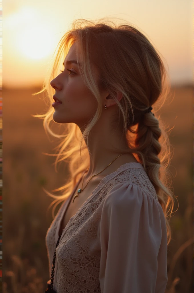 girl looking into the distance thinking about her past lover struggling to let him go