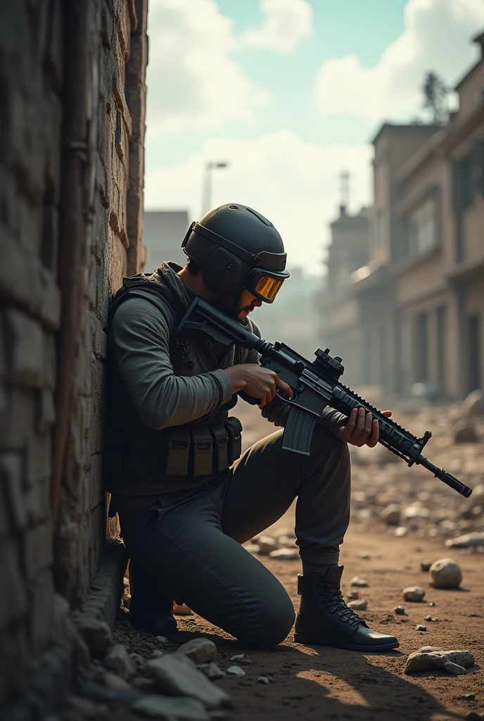 Pubg mobile with the phrase Kill Thieves