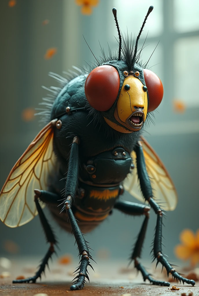 A hybrid between Elon Musk and a fly