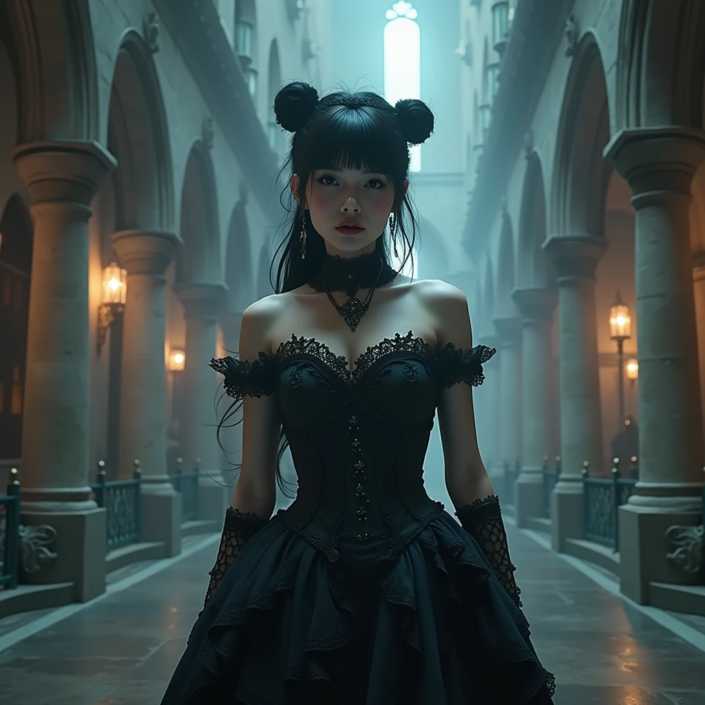Gothic ta　Hata　cute　coolビューティー　Real　modern　Retro　mysterious　Wizard　punk　cool　Fantasy　Gothic　devil　middle ages　noble　