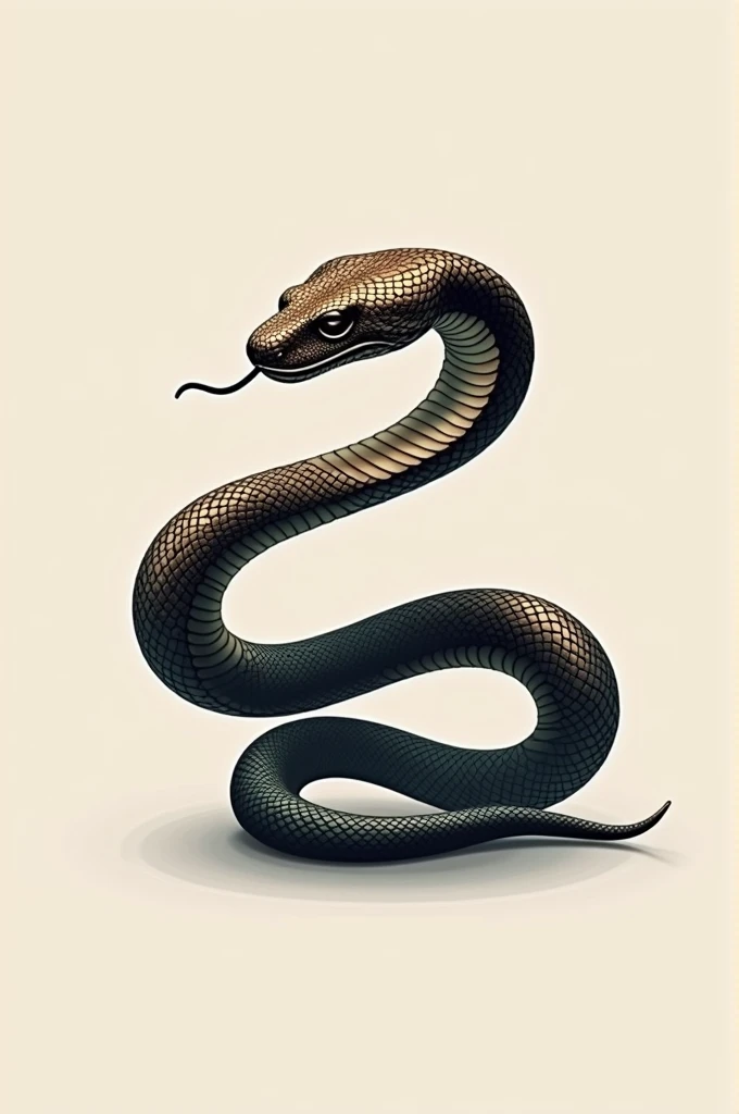 Help me create a stylish and snake-inspired logo design for my store