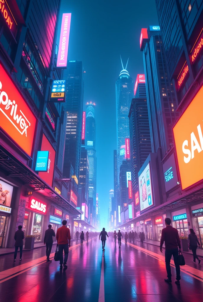 Make me an eye-catching image about sales and product promotions and affiliations but that does not contain human beings