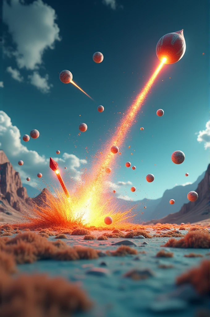 Ganrate a video of projectile motions