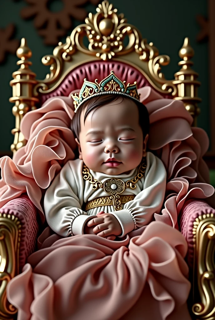 Naughty baby,male child,illustratio,bad face