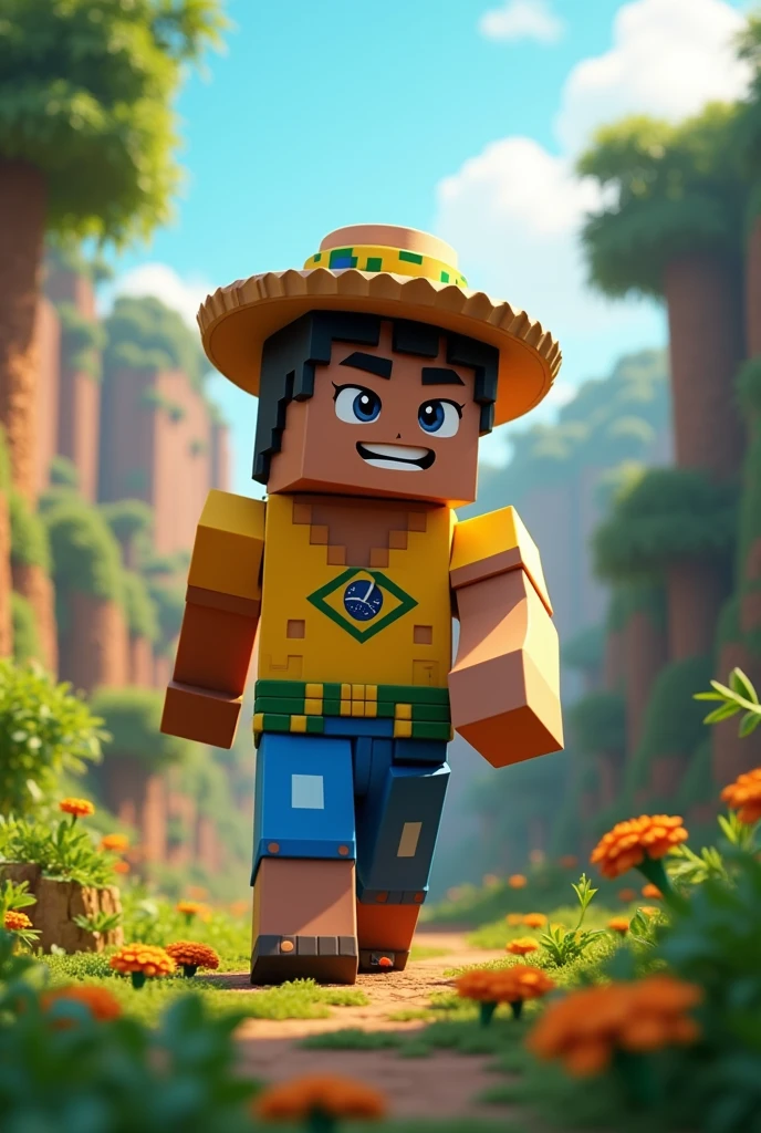 Minecraft Brazilian character