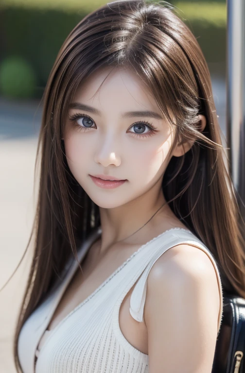 (Realistic, Realistic: 1.37), (masterpiece), (Highest quality: 1.4), (Ultra-high resolution: 1.2), (RAW Photos: 1.2), (Sharp focus: 1.3), (Face focus: 1.2), elegant, (whole body: 1.2), Highest quality, masterpiece, (realism: 1.2), girl, Brown Hair, Brown eyes, front, Detailed face, Beautiful Eyes, Pleated mini skirt , Sit at the bus stop (1.5), A poignant smile, Lots of eyelashes, High heels, Very clean Information




