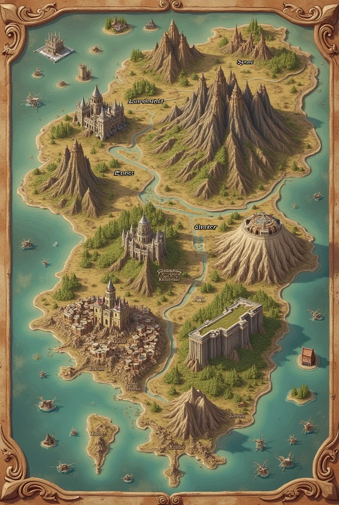 Seven Kingdoms Map