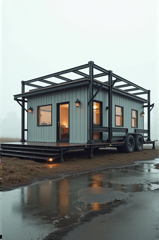 Steel house floor plate.modular and mobile freime