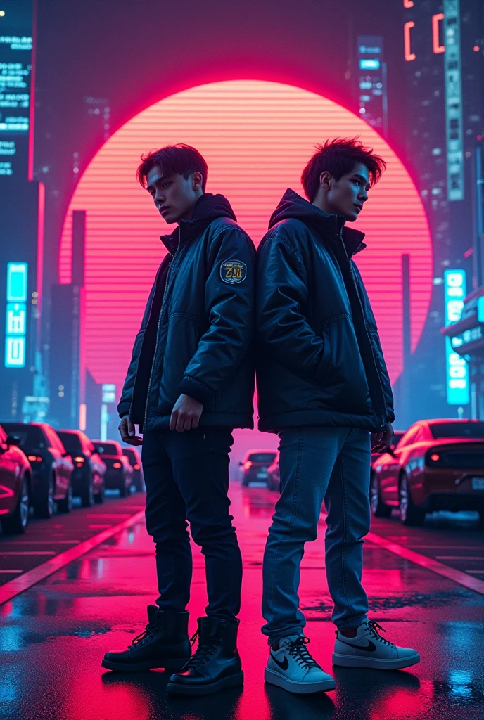  poster for a movie called Young Again by Don Diablo & Sandro Cavazza with these names on it