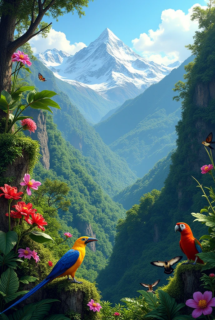 Biological diversity in Peru, costa, mountains and jungle