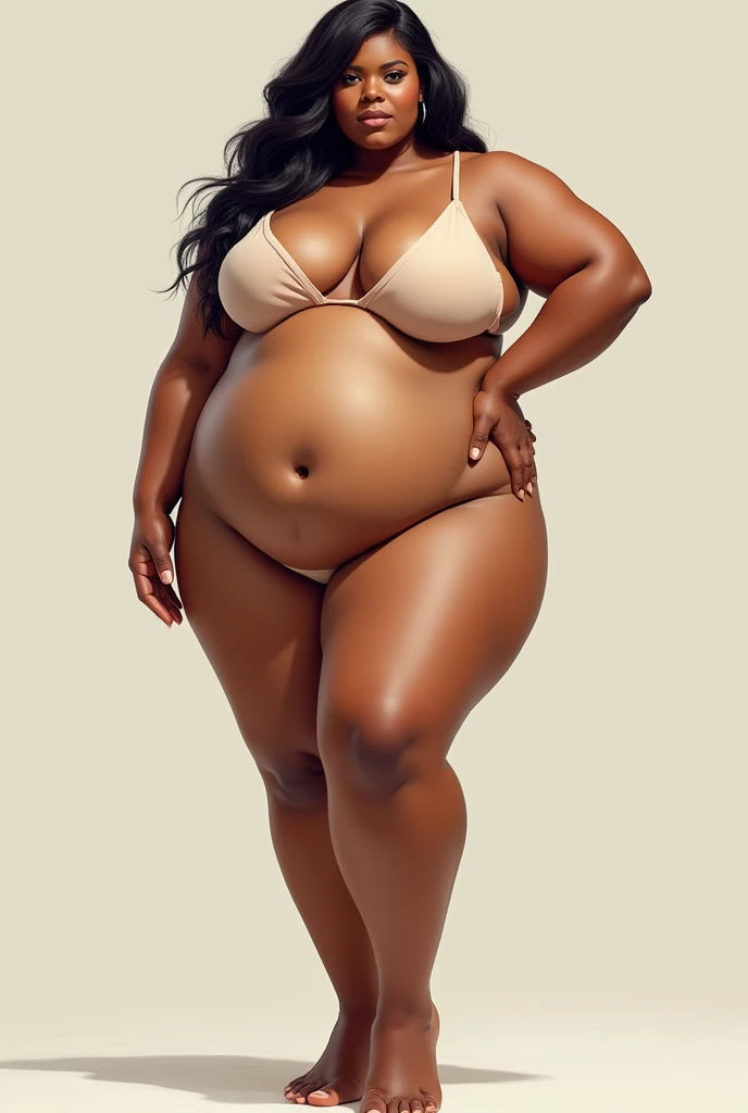 a curvy ebony woman with massive saggy boobs, wide pussy, large hole in pussy, spreading legs, extremely detailed, photorealistic, 8k, studio lighting, realistic skin texture, beauty, glamour, sensual, erotic, elegant, female form