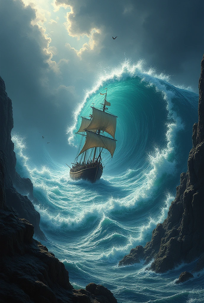 A cover on the maelstrom, drawn 