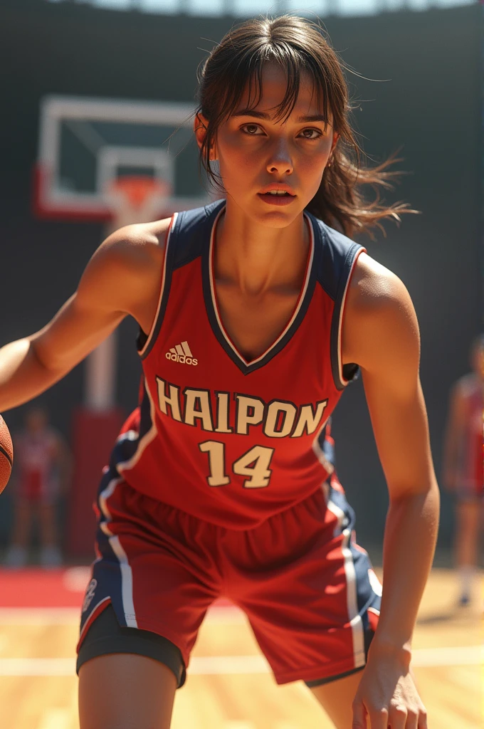 Girl basketball clothes