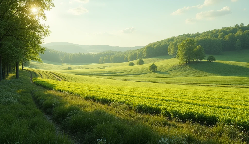 Edge of the field.