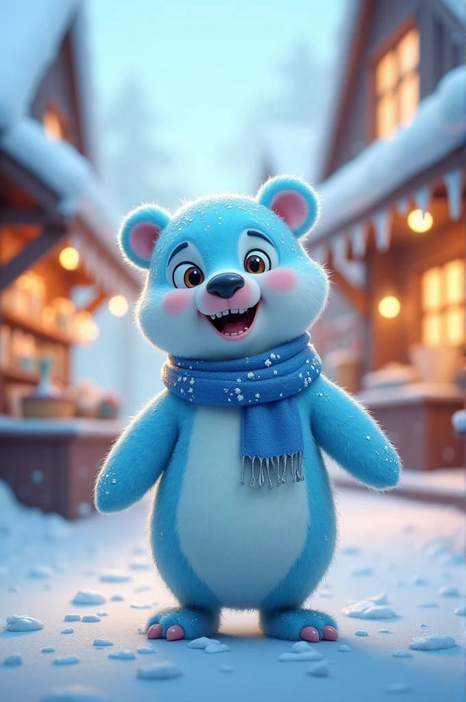 Cold animal for an ice cream shop