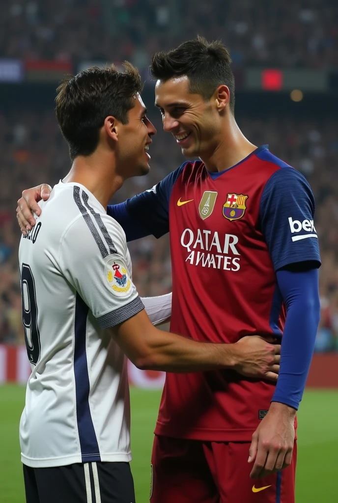 Cristiano Ronaldo having sex with Messi