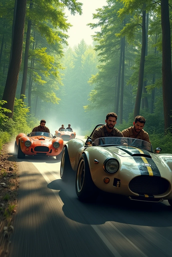 A  driving with Sigma men in driving in forest