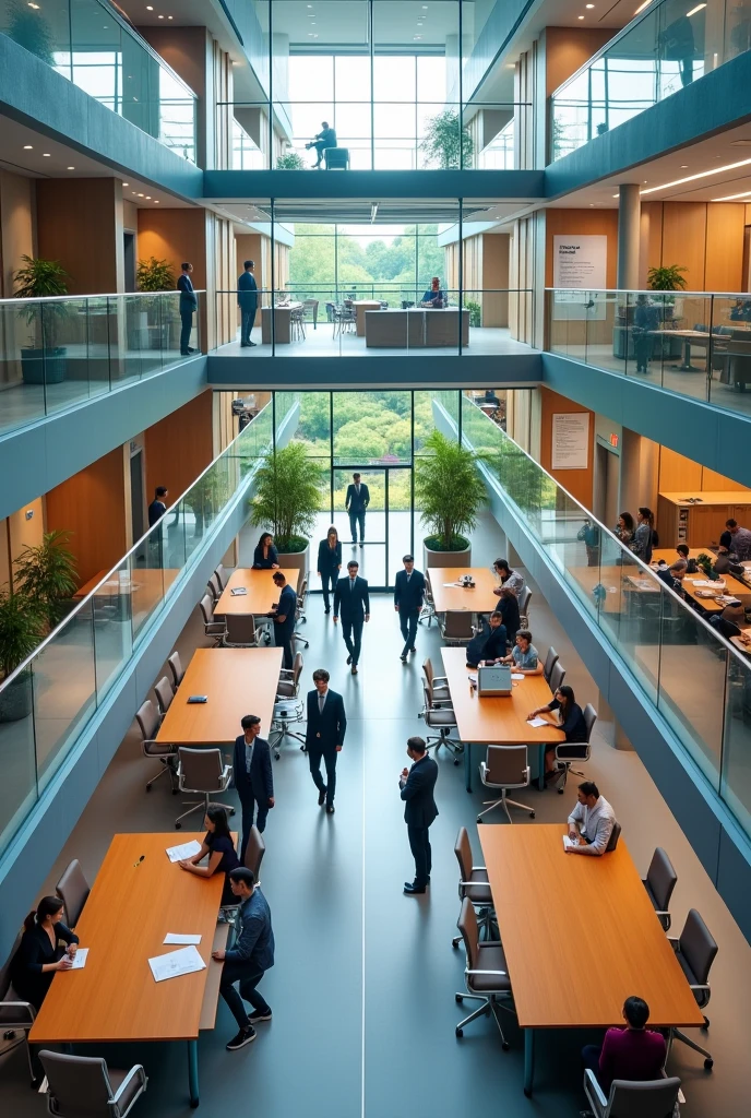 Classrooms and Conference Rooms: in a research building