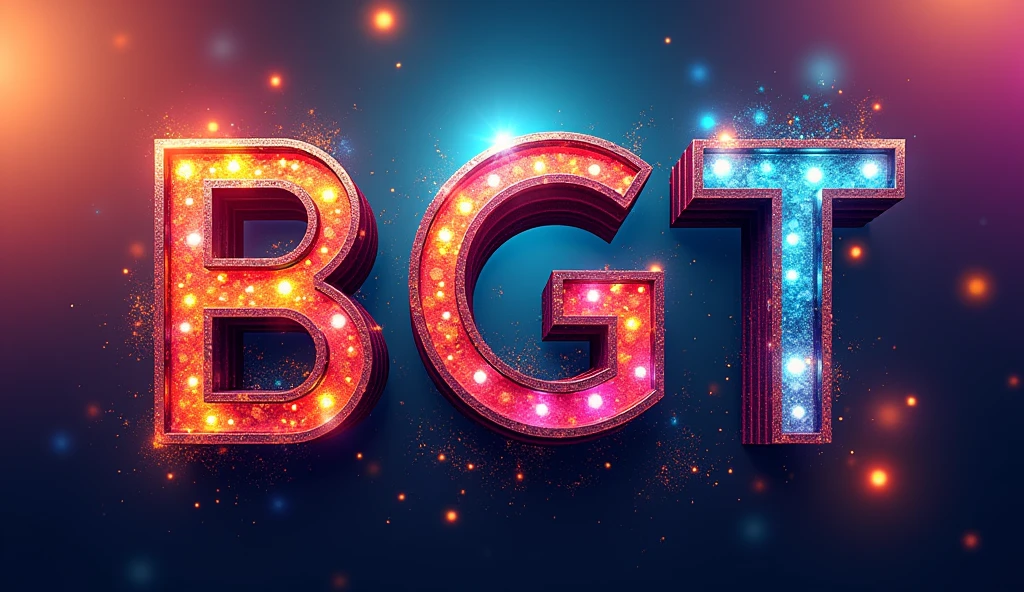 (logo),(It's the letter BGT.),(Mixed type),(Striking colors),(There is a lot of variety.)