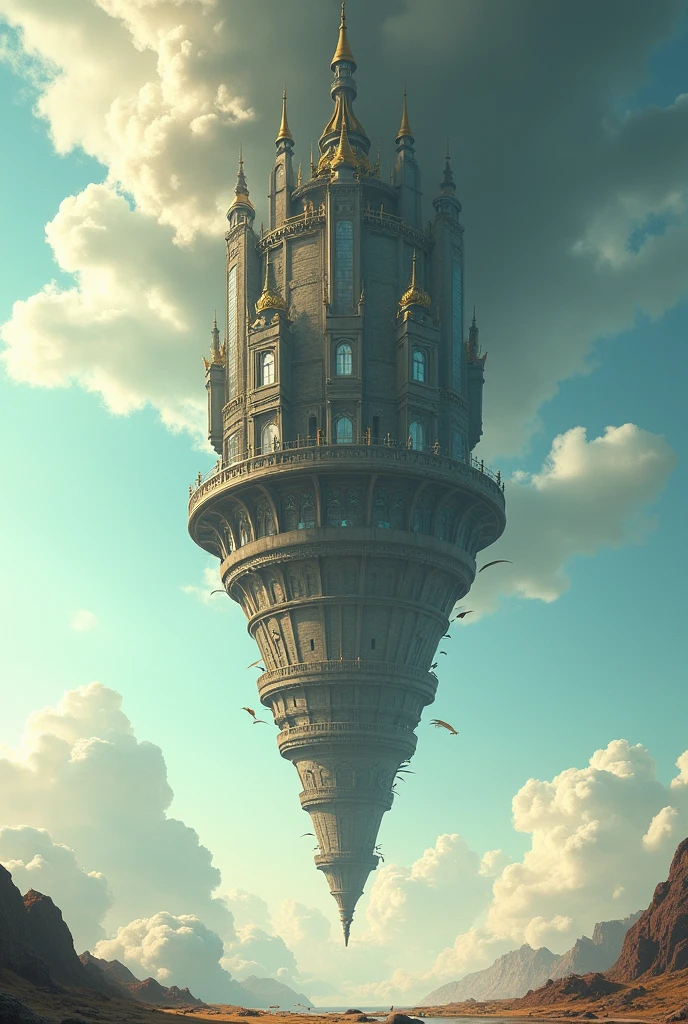 Upside down tower